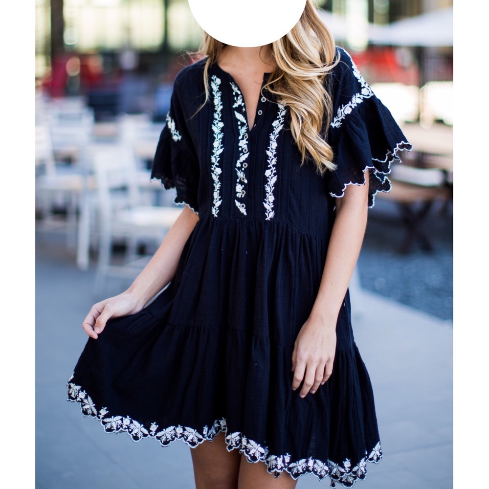 NWT Free People Santiago Mini Dress w/Pockets